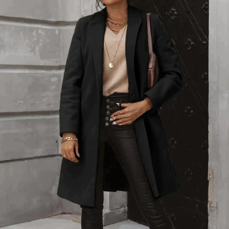 FlexiFit - Damen Lässiger Weiter Business-Mantel