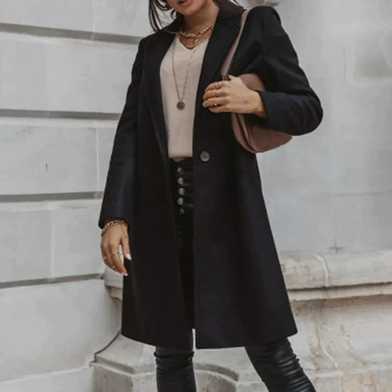EaseForm - Dames Casual Ruime Business Jas