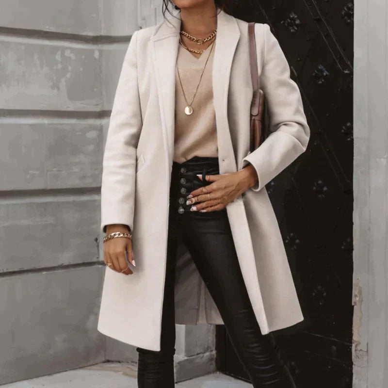 FlexiFit - Damen Lässiger Weiter Business-Mantel