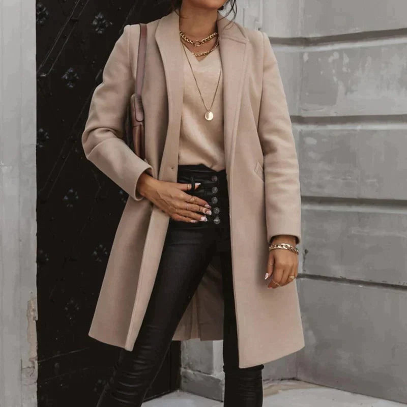 FlexiFit - Damen Lässiger Weiter Business-Mantel