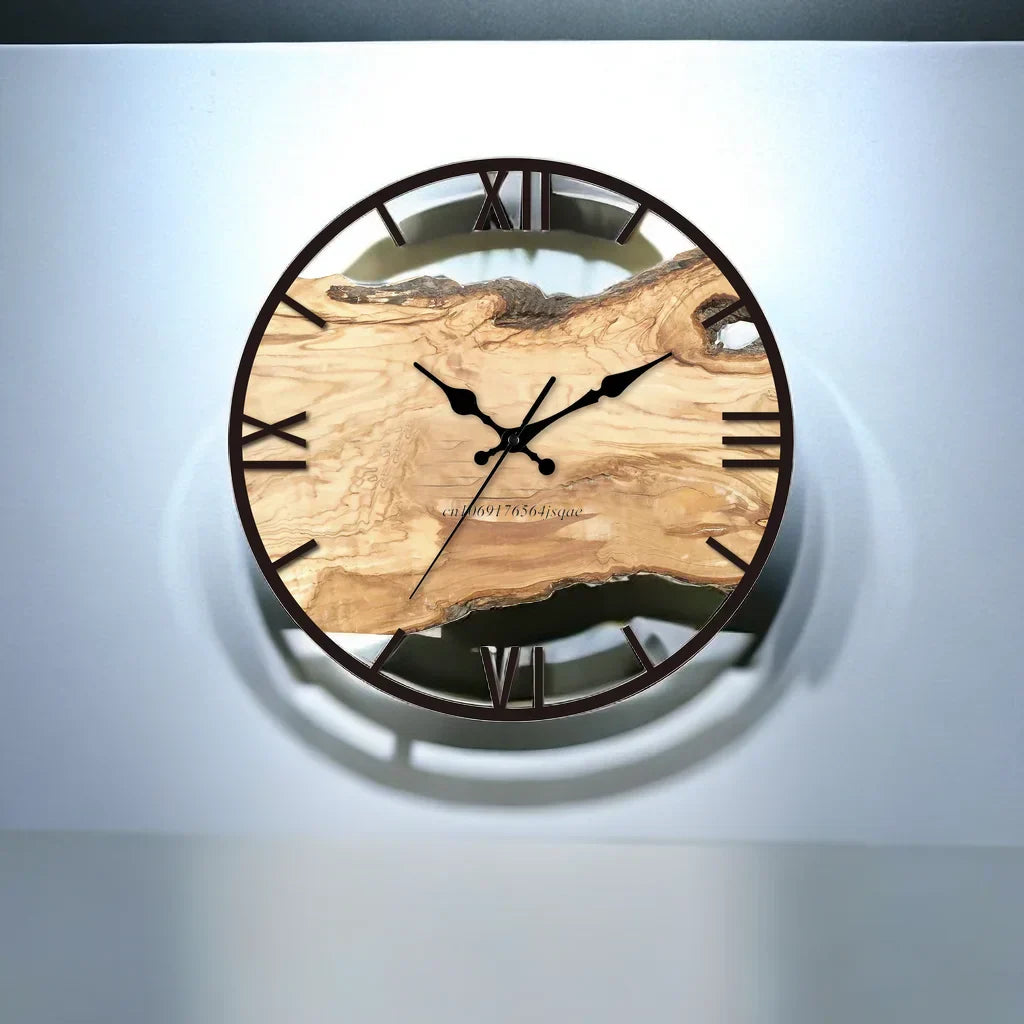 ClearTime - Stijlvolle Transparante Wandklok | Moderne Wanddecoratie