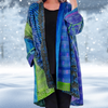 Rianne - Vintage Gebreid Vest met Abstrakt Design voor Dames