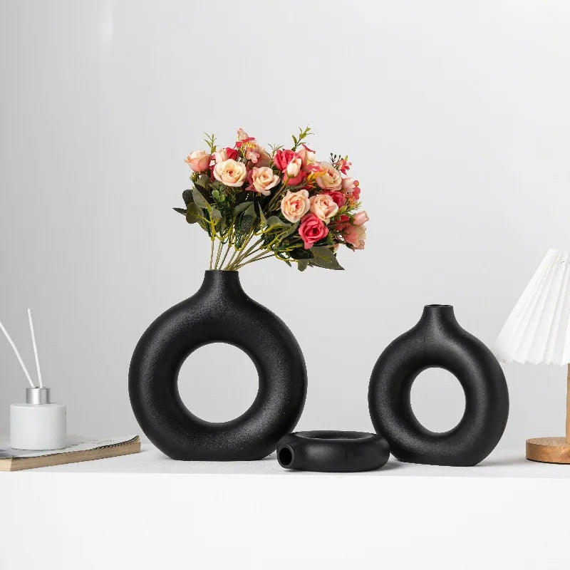 SerenVaas - Elegante Glazen Vaas voor een Rustgevend Interieur | Stijlvolle Woondecoratie