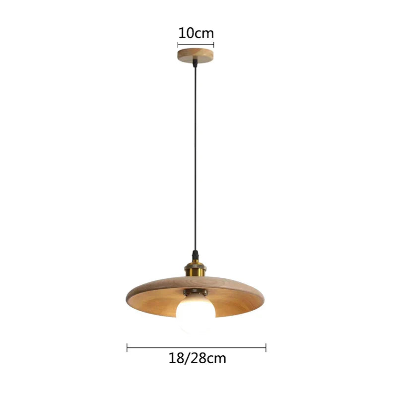 Scandinavische Houten Hanglamp - Natuurlijke Design Verlichting voor Woonkamer en Eetkamer