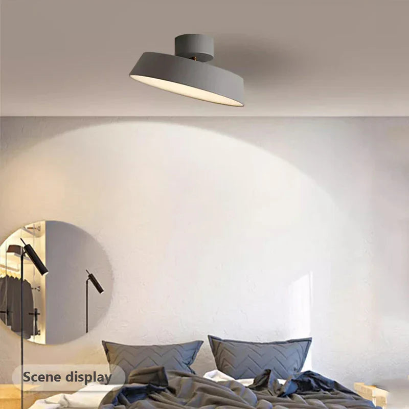 SpinLight Draaibare LED Plafondlamp - Verstelbare Moderne Verlichting voor Woonkamer en Slaapkamer