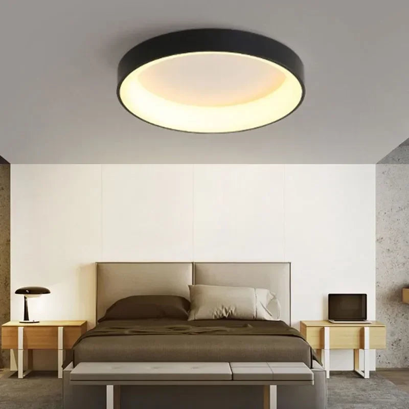 NordicGlow - Ronde Noorse LED Plafondlamp voor Stijlvolle Verlichting