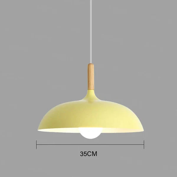 NordWood Plafondlamp - Scandinavische Plafondlamp in Noordelijk Eiken voor Woonkamer en Slaapkamer