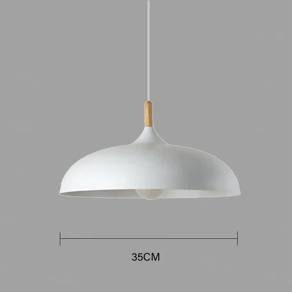 NordWood Plafondlamp - Scandinavische Plafondlamp in Noordelijk Eiken voor Woonkamer en Slaapkamer