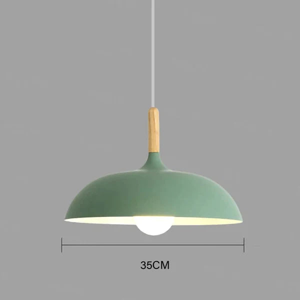 NordWood Plafondlamp - Scandinavische Plafondlamp in Noordelijk Eiken voor Woonkamer en Slaapkamer