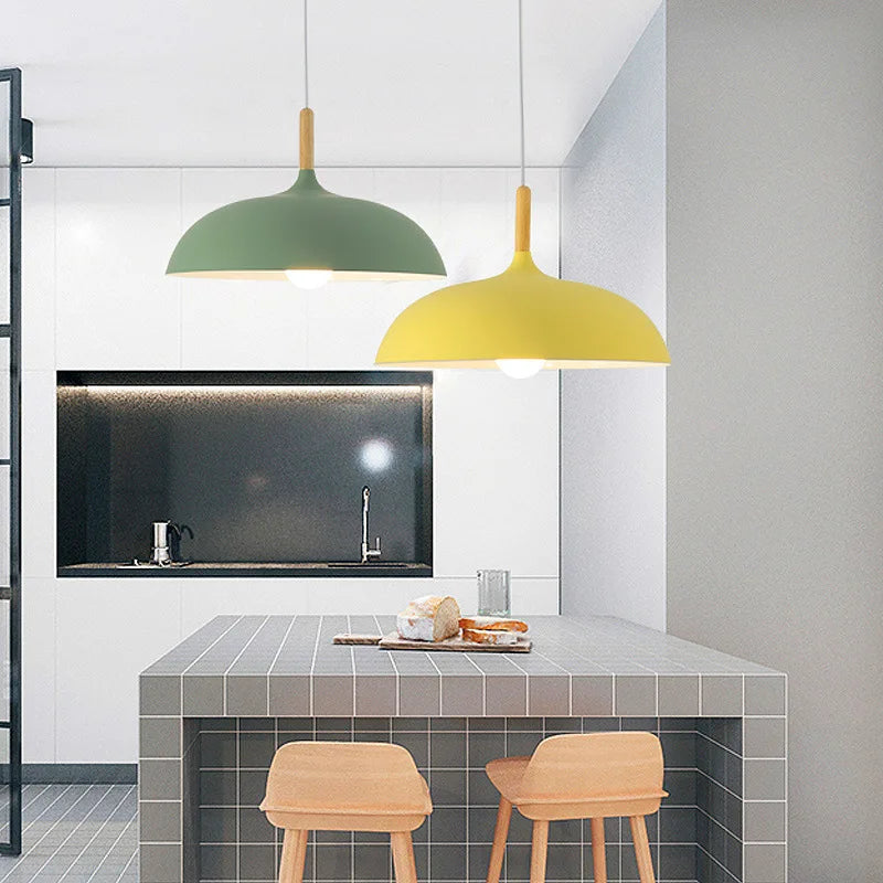 NordWood Plafondlamp - Scandinavische Plafondlamp in Noordelijk Eiken voor Woonkamer en Slaapkamer