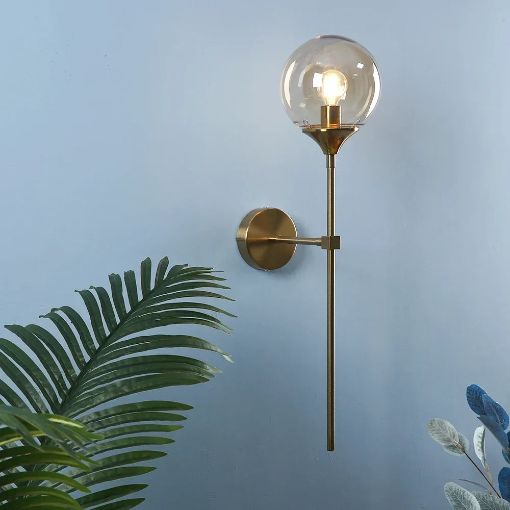 NordGlim - Scandinavische Moderne Glas Wandlamp