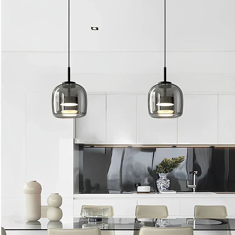 LumiClear - Minimalistische Glazen Hanglamp voor Stijlvolle Verlichting