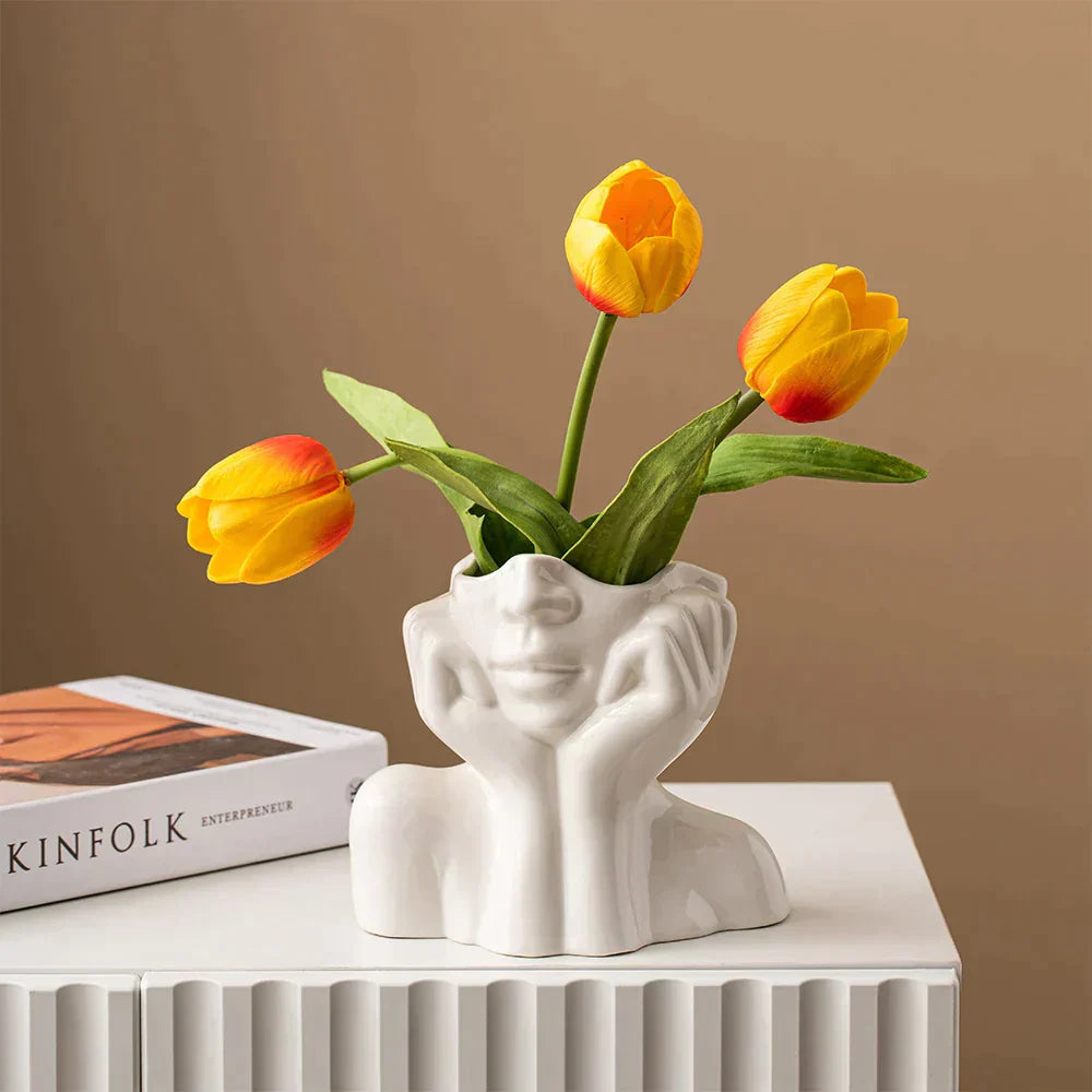 KeramiekDesign - Moderne en Unieke Keramische Vazen Set | Stijlvolle Woondecoratie
