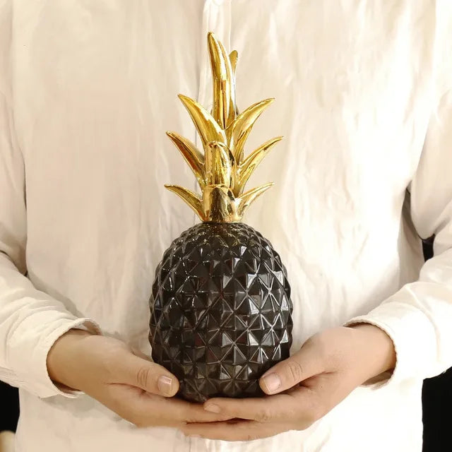LuxePine - Gouden Ananas Woondecoratie | Elegant en Stijlvol Interieuraccessoire
