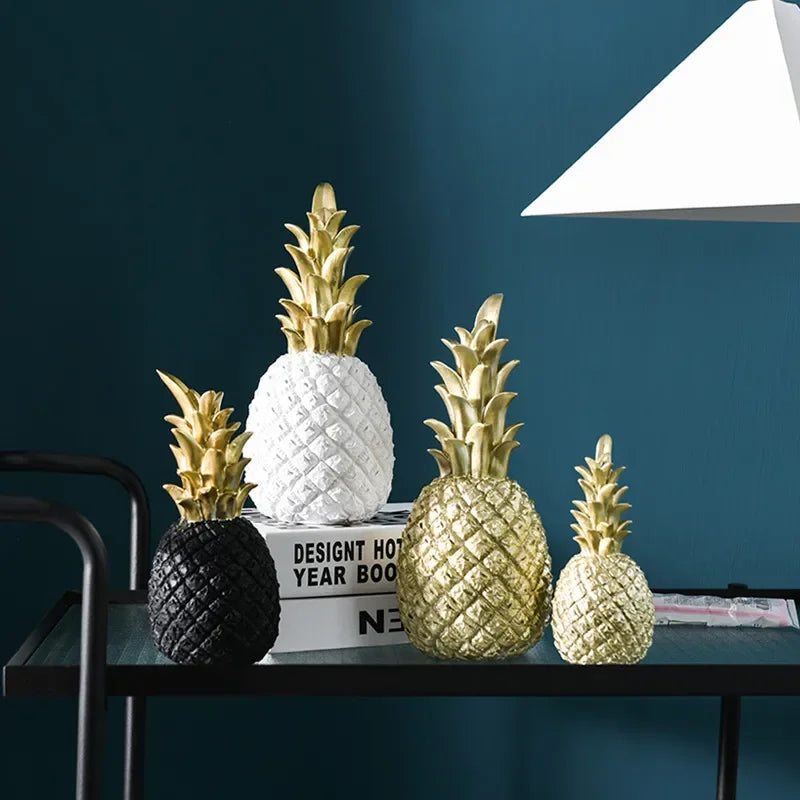 LuxePine - Gouden Ananas Woondecoratie | Elegant en Stijlvol Interieuraccessoire