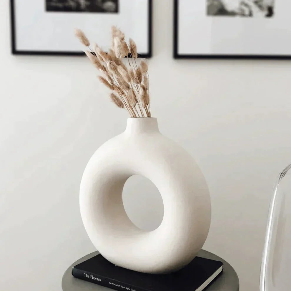 SerenVaas - Elegante Glazen Vaas voor een Rustgevend Interieur | Stijlvolle Woondecoratie