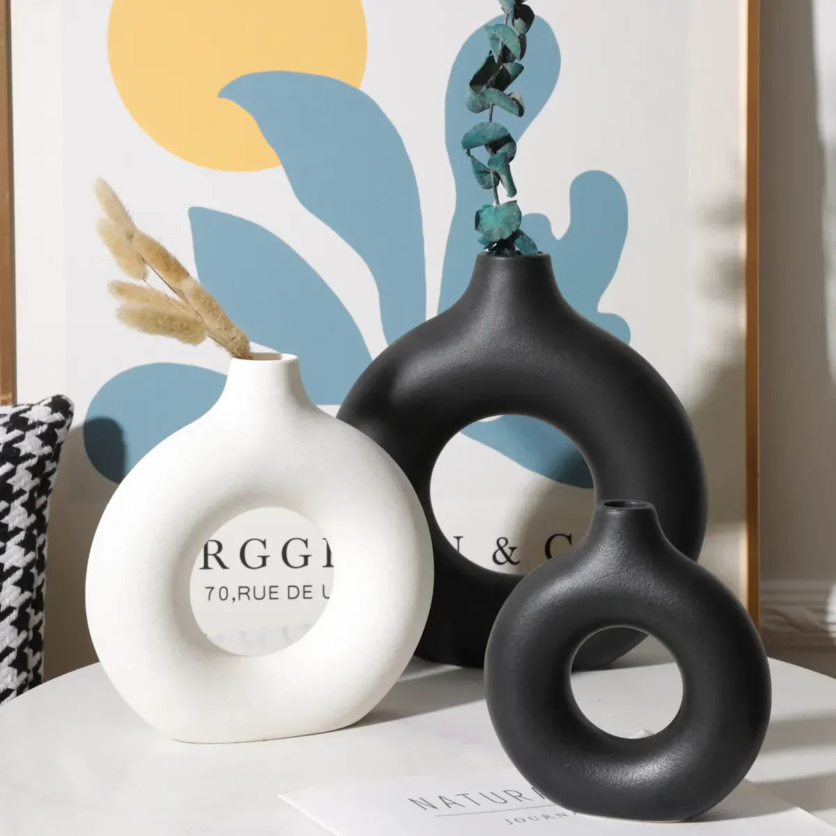 SerenVaas - Elegante Glazen Vaas voor een Rustgevend Interieur | Stijlvolle Woondecoratie