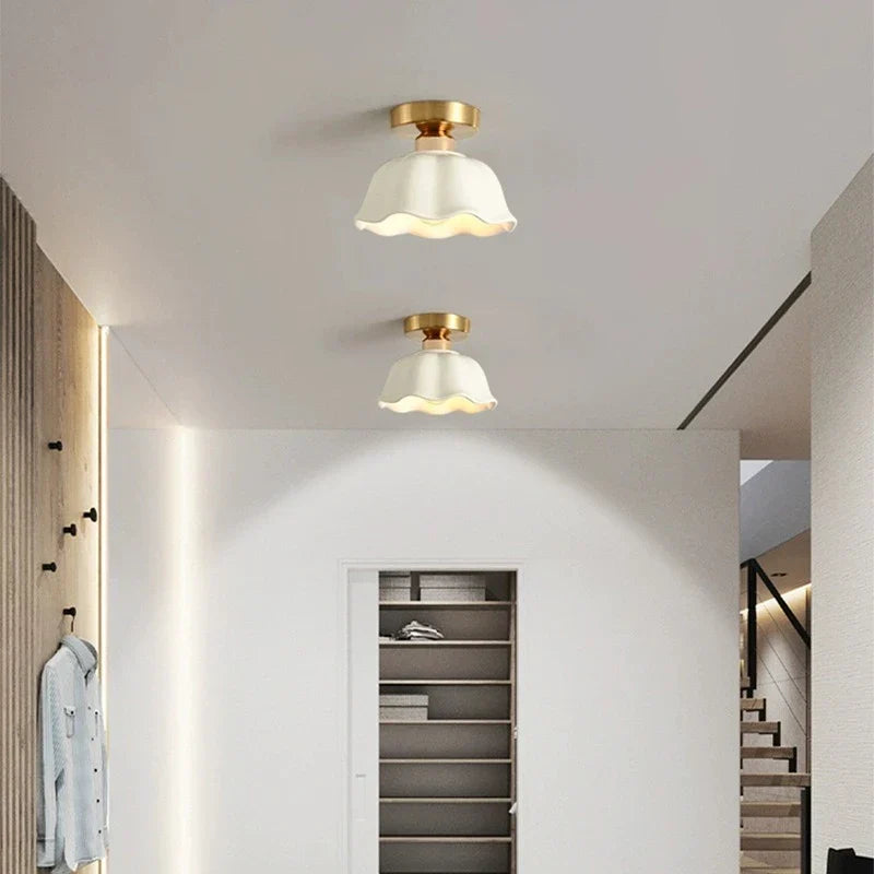 BrightCeramica - Keramische en Glazen Kroonluchterlamp