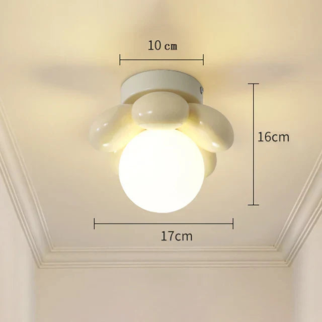 Scandinavische Bloemen Plafondlamp - Moderne LED Verlichting voor Woonkamer en Slaapkamer
