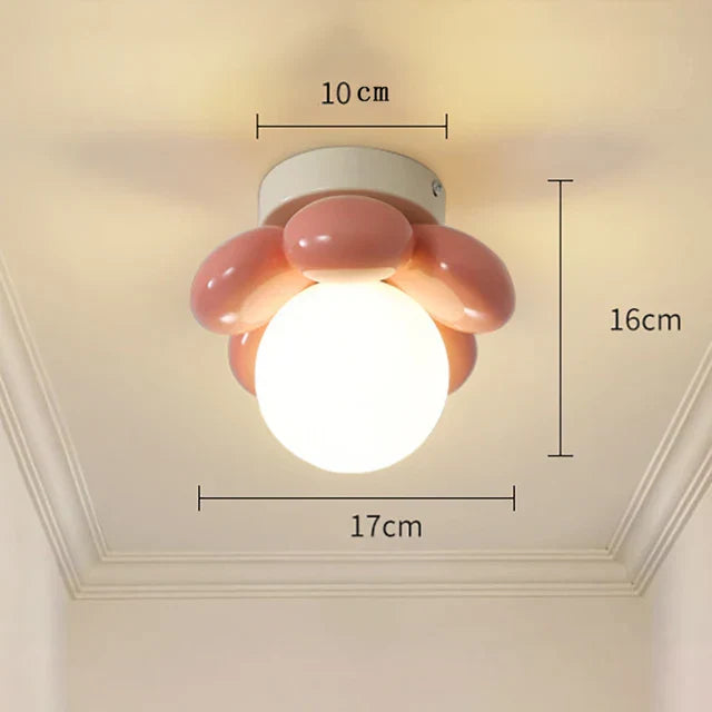 Scandinavische Bloemen Plafondlamp - Moderne LED Verlichting voor Woonkamer en Slaapkamer