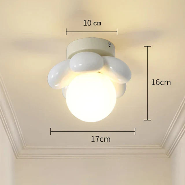 Scandinavische Bloemen Plafondlamp - Moderne LED Verlichting voor Woonkamer en Slaapkamer