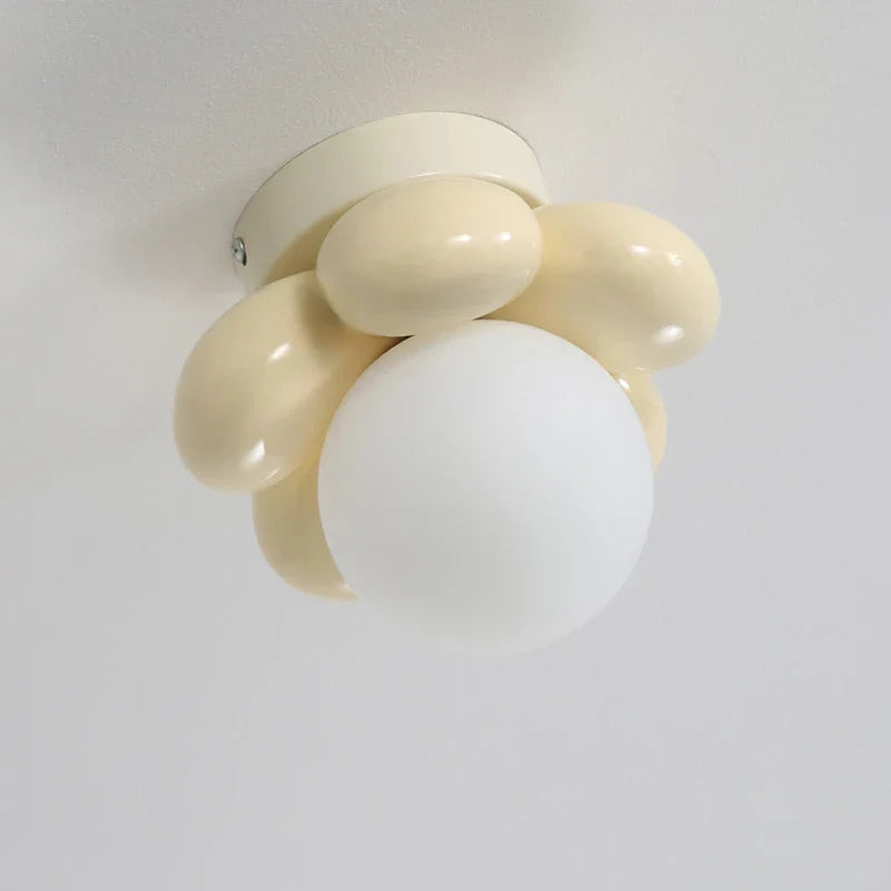 Scandinavische Bloemen Plafondlamp - Moderne LED Verlichting voor Woonkamer en Slaapkamer