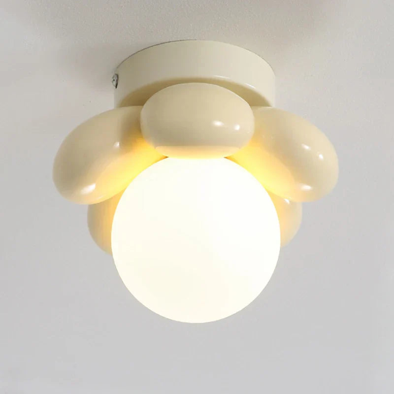 Scandinavische Bloemen Plafondlamp - Moderne LED Verlichting voor Woonkamer en Slaapkamer