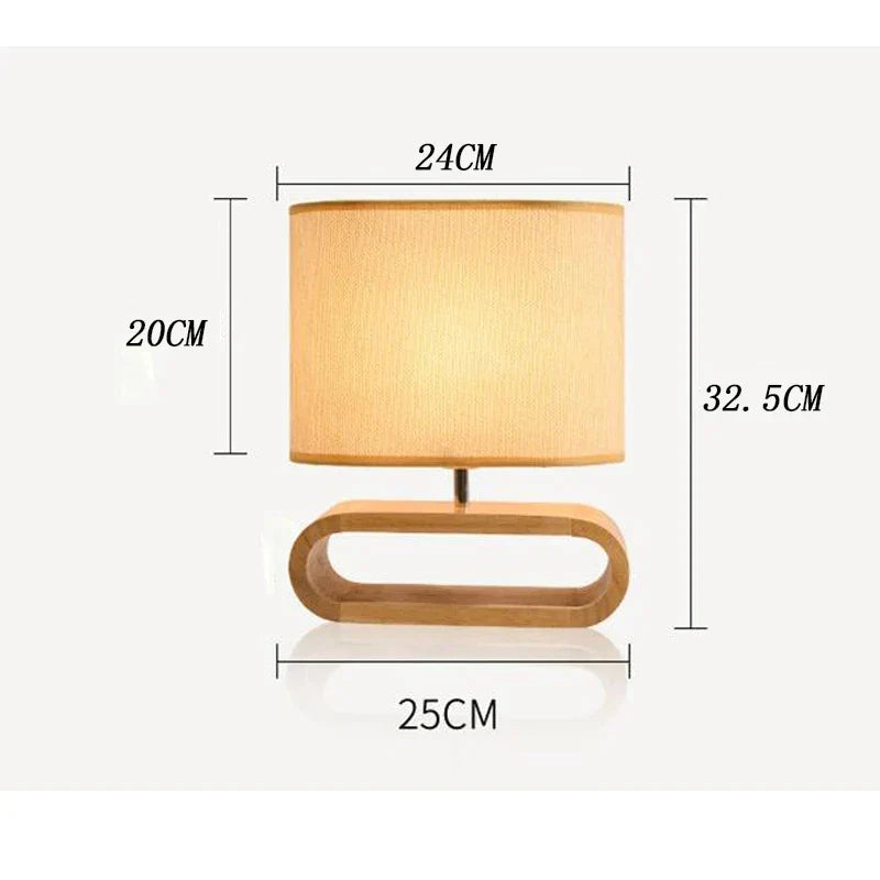 ScandiGlow - Tafellamp van Scandinavisch Hout voor Stijlvolle Verlichting