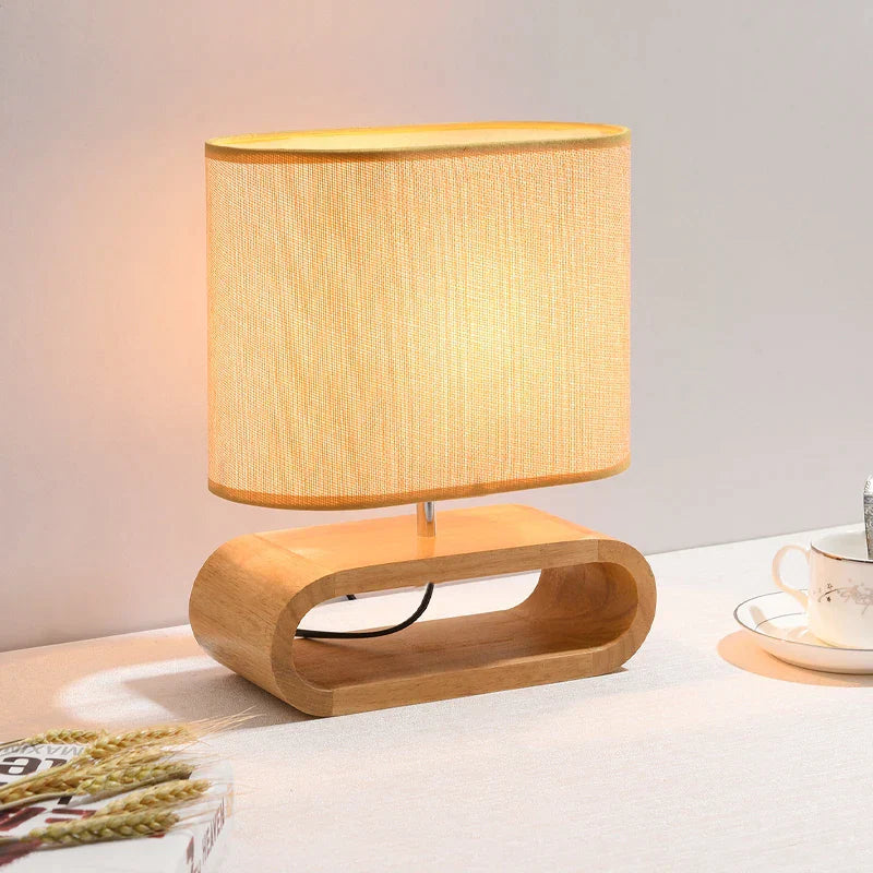 ScandiGlow - Tafellamp van Scandinavisch Hout voor Stijlvolle Verlichting