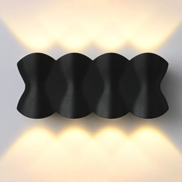 AquaGlow - Moderne waterdichte LED buitenwandlamp van aluminium | Weerbestendige verlichting voor buitenruimtes