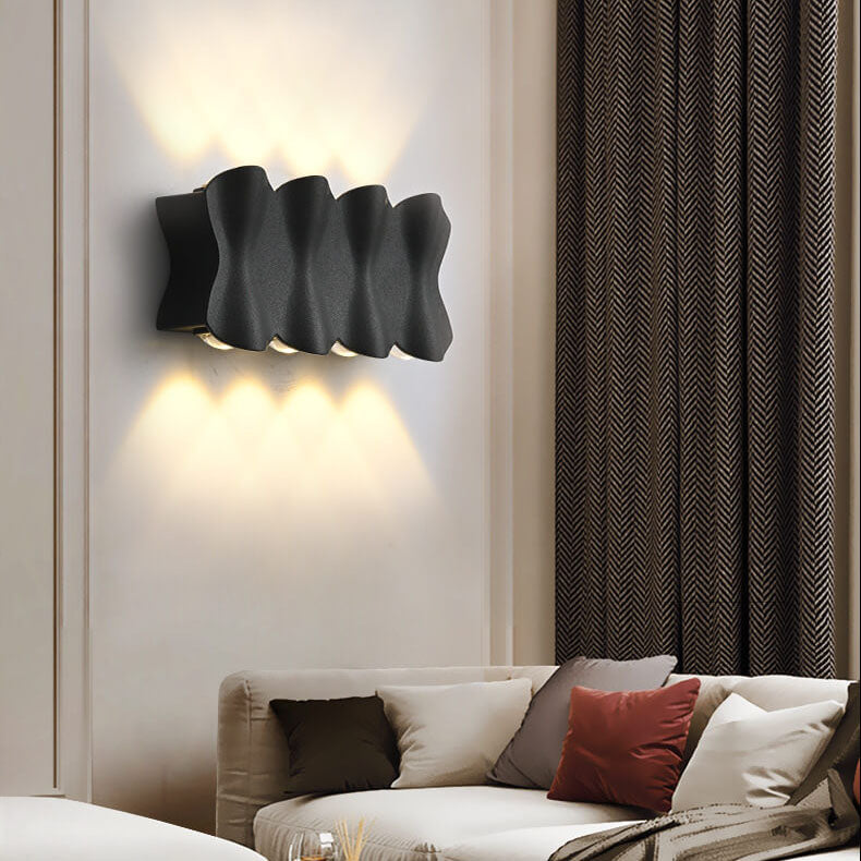 AquaGlow - Moderne waterdichte LED buitenwandlamp van aluminium | Weerbestendige verlichting voor buitenruimtes