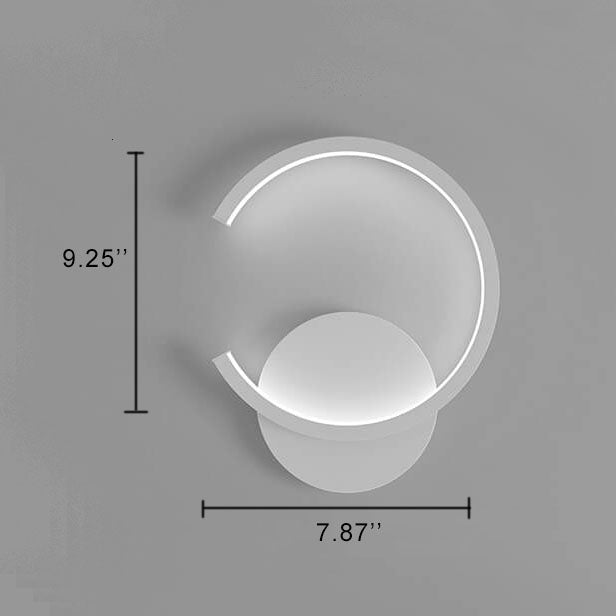 LumiCirkel - Moderne LED Wandlamp met Minimalistisch Cirkelvormig Ontwerp