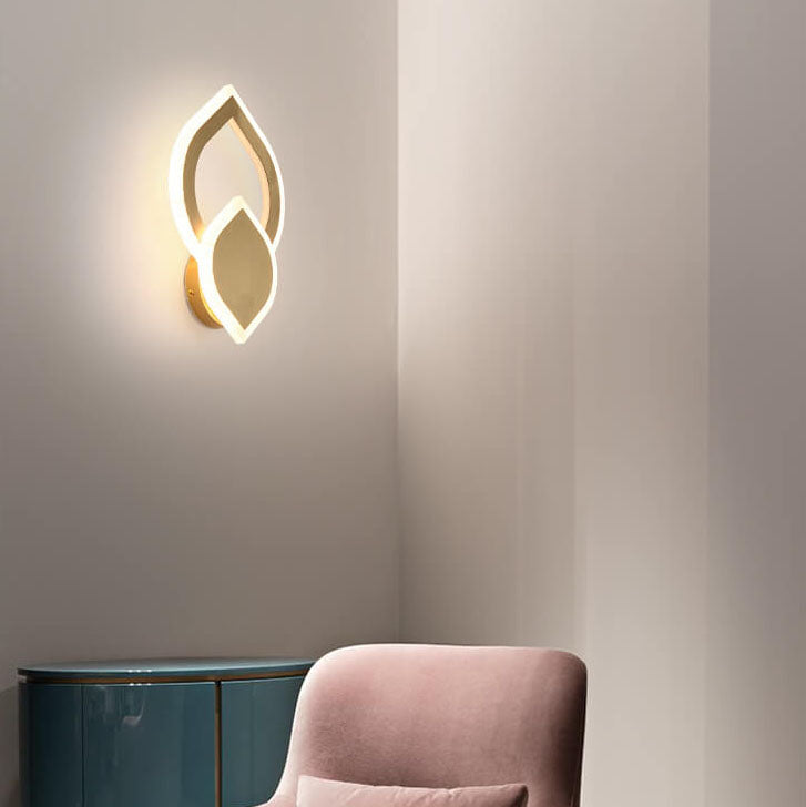 LeafLux - LED-wandlamp met organisch ontwerp en 3 verwisselbare kleuren