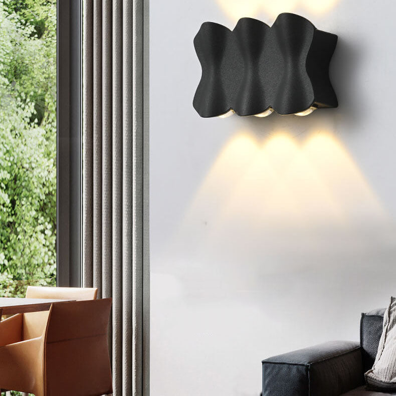 AquaGlow - Moderne waterdichte LED buitenwandlamp van aluminium | Weerbestendige verlichting voor buitenruimtes