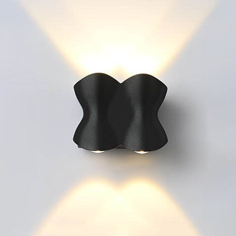 AquaGlow - Moderne waterdichte LED buitenwandlamp van aluminium | Weerbestendige verlichting voor buitenruimtes