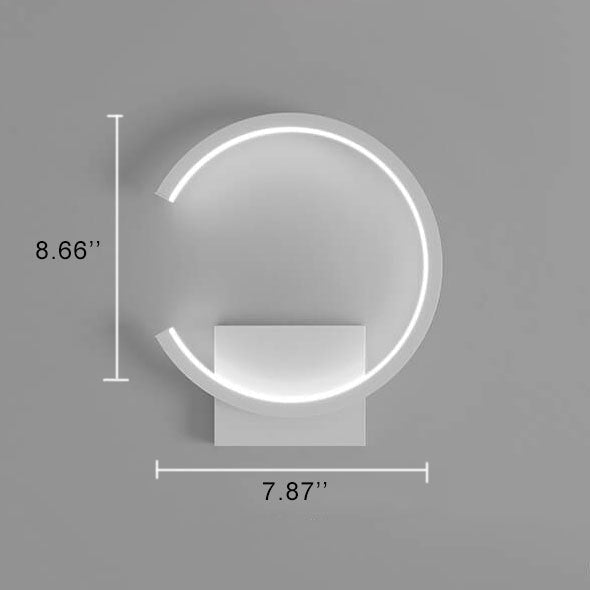 LumiCirkel - Moderne LED Wandlamp met Minimalistisch Cirkelvormig Ontwerp