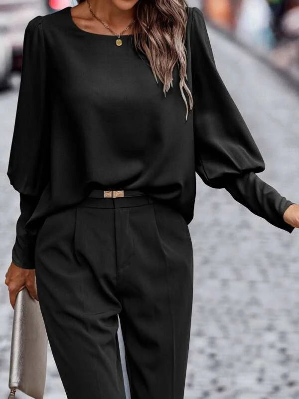 Velina - Blouse met Pofmouwen voor Dames - Elegant en Trendy