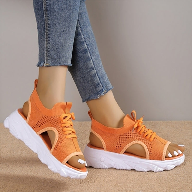 ZomerBries Net Sandalen | Ademend en Trendy Zomersandalen voor Dames