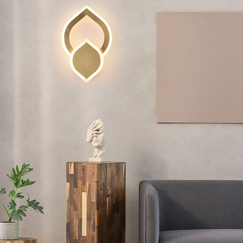 LeafLux - LED-wandlamp met organisch ontwerp en 3 verwisselbare kleuren