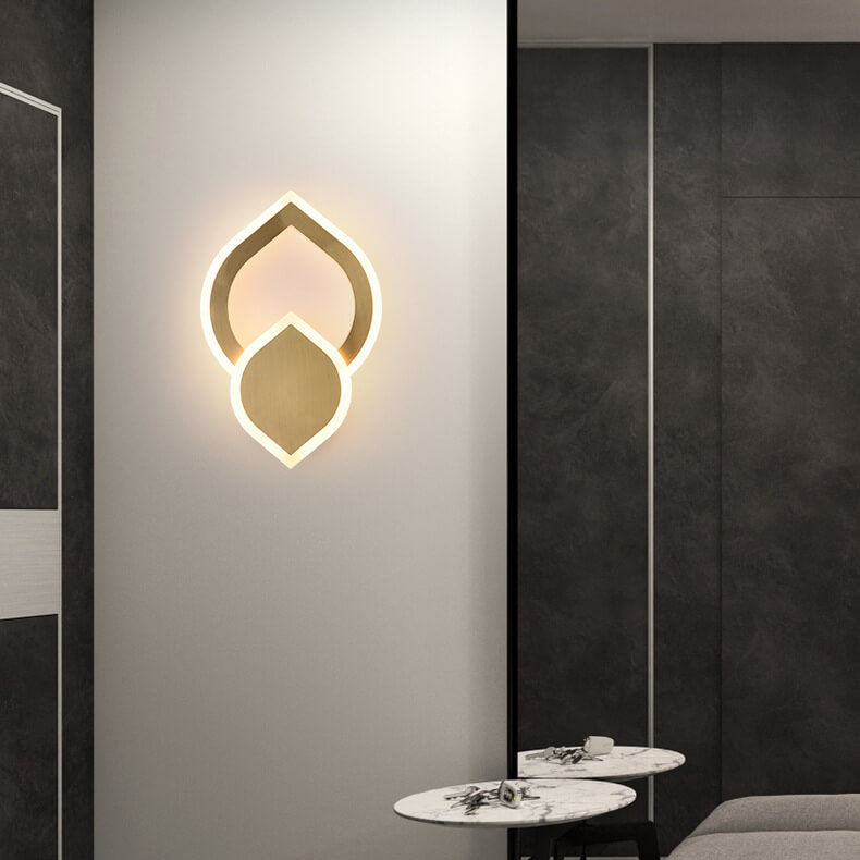 LeafLux - LED-wandlamp met organisch ontwerp en 3 verwisselbare kleuren