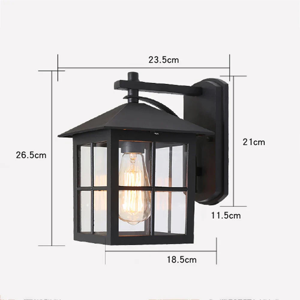 RetroLuxe - Klassieke Muurverlichting | Stijlvolle Buitenlamp