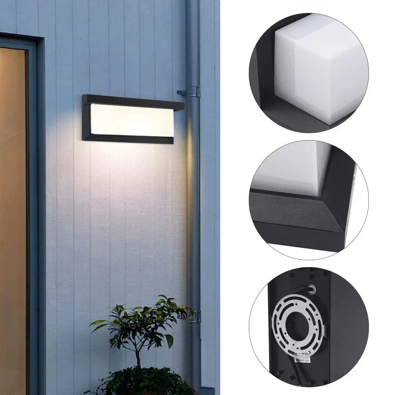 SkyGlow - Waterdichte LED Wandlamp voor Buiten