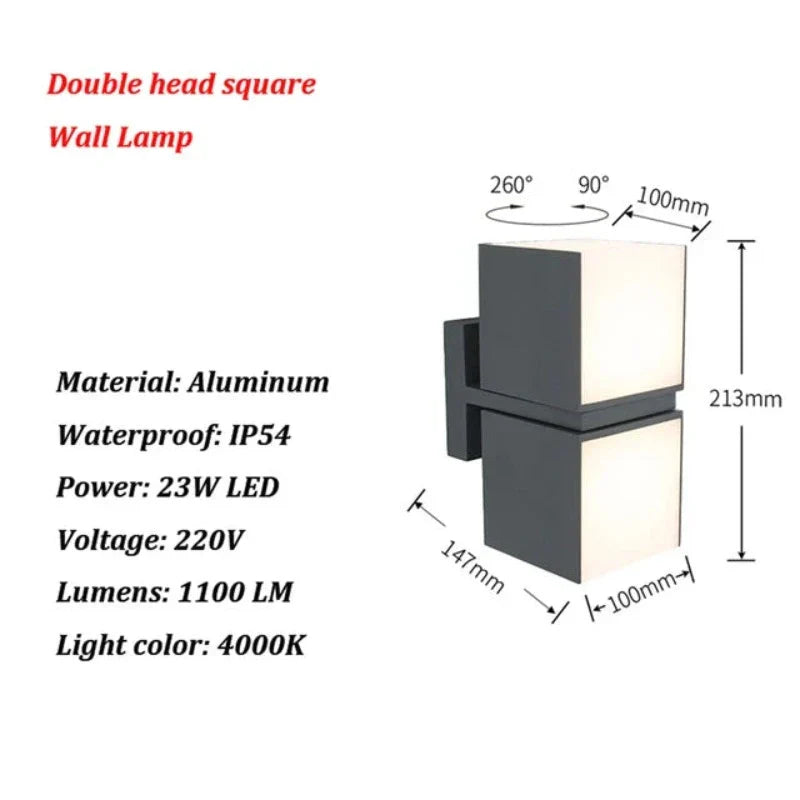 TrailBright - Stijlvolle LED Buitenwandlamp voor Moderne Verlichting