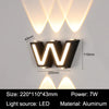 AlphaLight - Decoratieve Buitenletter Wandlamp | Stijlvolle Buitenverlichting