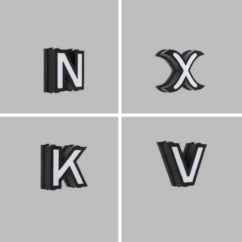 AlphaLight - Decoratieve Buitenletter Wandlamp | Stijlvolle Buitenverlichting