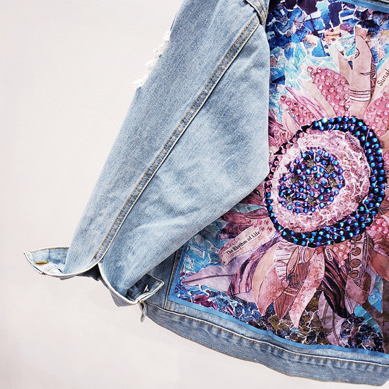 DenimAura - Oversized Spijkerjack voor Dames | Stijlvol en Comfortabel