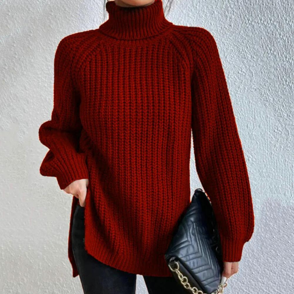 SylveraChic - Stijlvolle Dames Coltrui van Katoen - Comfort en Elegantie