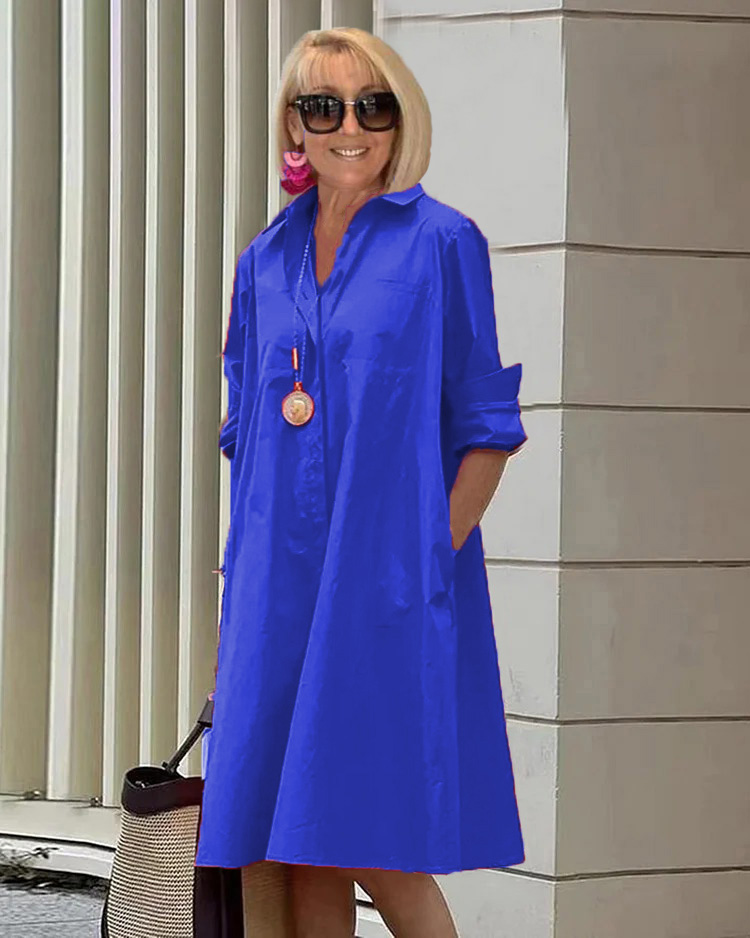 Theresa - Elegant Middenlange Jurk voor Dames - Stijlvolle Midi Jurk