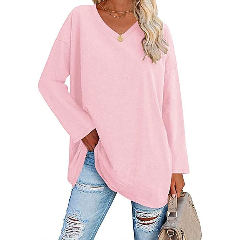 Amina V-Hals Gebreide Top voor Dames - Stijlvolle en Comfortabele Trui