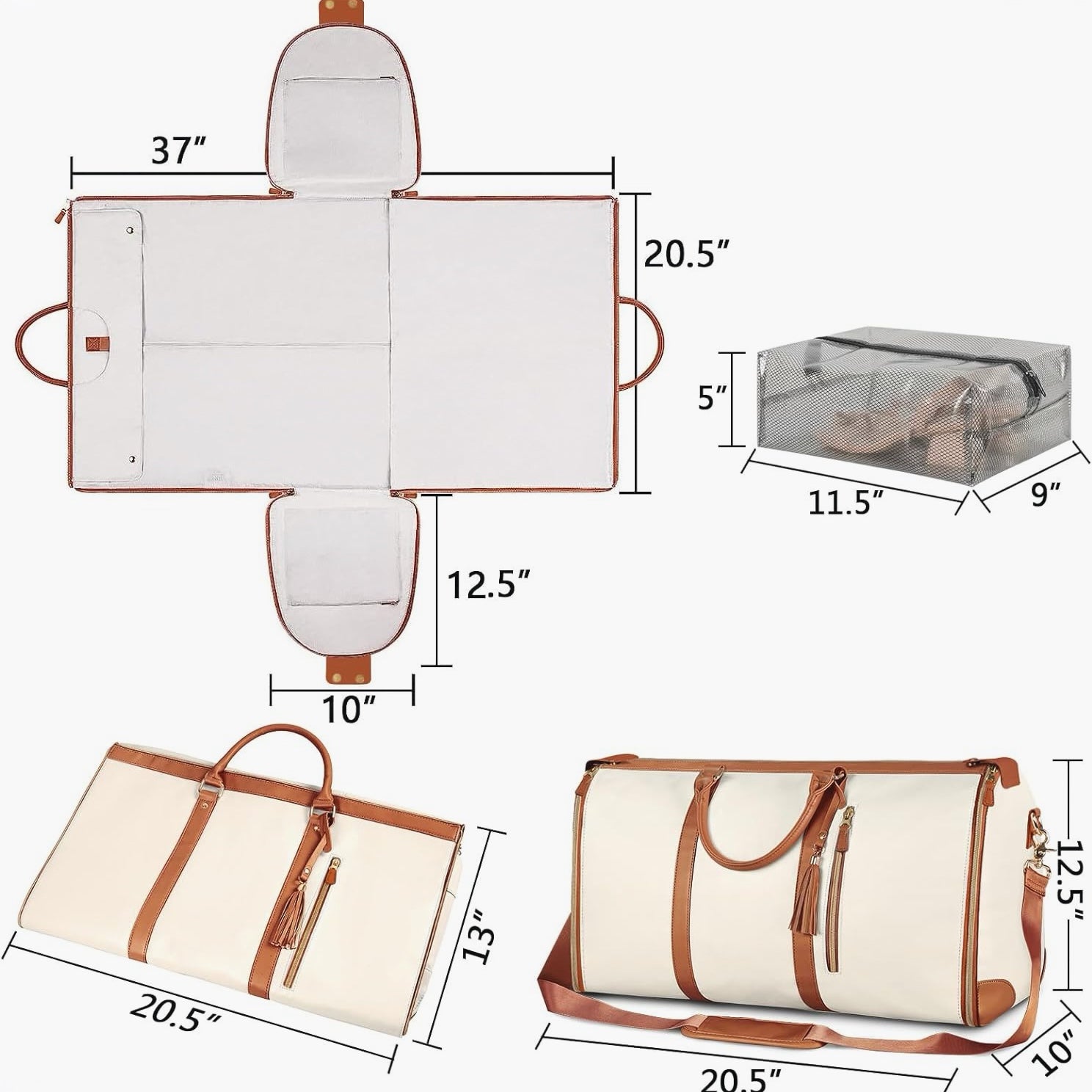 WillemijnStyle - Praktische Opvouwbare Kledinghoes voor Reizen | Compact en Handig